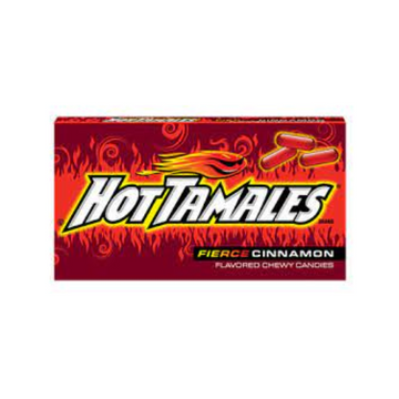 12 Pack x Hot Tamales Fierce Cinnamon Flavoured Chewy Candies 141g